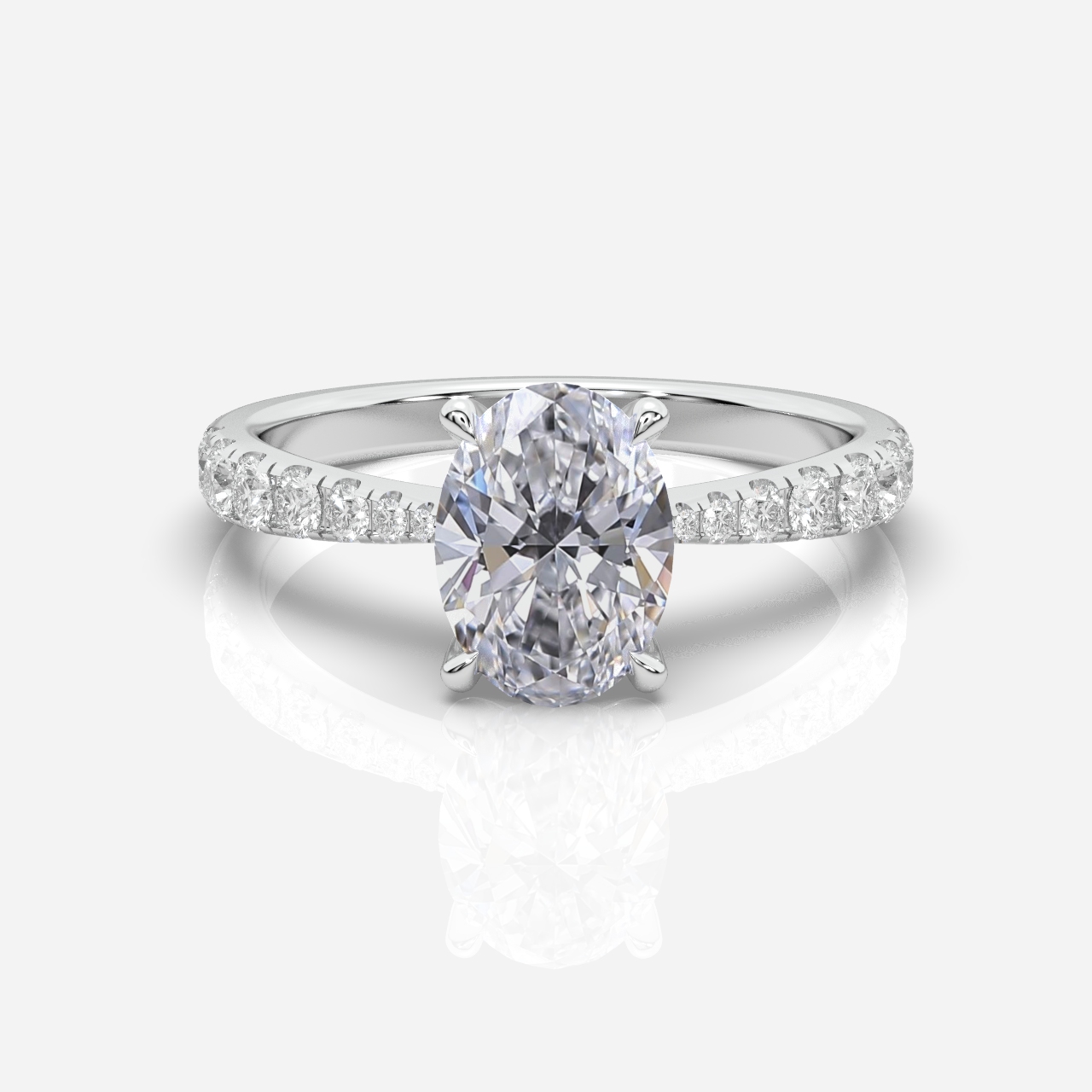 Ava Diamond Band Oval